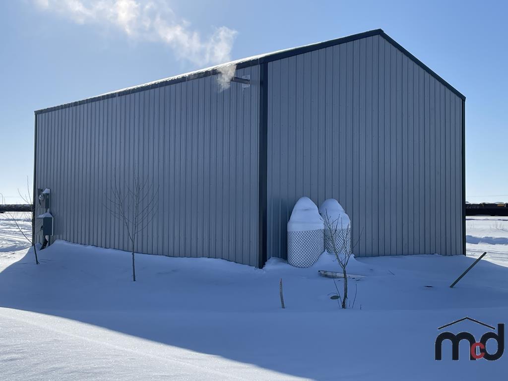 New 24' w X 36' l X 18' h Shop, .458 Acres, Indian Head, Sk. Real Estate.